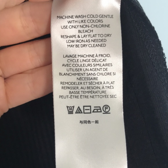 NWT Free People black ribbed racer back tank, size medium - Picture 11 of 11